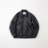 WM × Schott LEATHER COACH JACKET