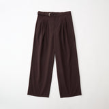 SOLOTEX 4 TUCK WIDE PANTS