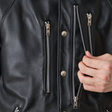 WM × Schott LEATHER COACH JACKET