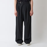 SOLOTEX 4 TUCK WIDE PANTS