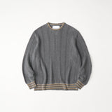 HERRINGBONE KNIT PULLOVER