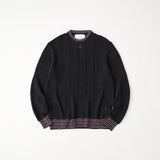 HERRINGBONE KNIT PULLOVER