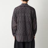 BANDANA PATTERN WIDE GUSSET SLEEVE SHIRT