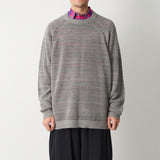 RAGLAN KNIT PULLOVER