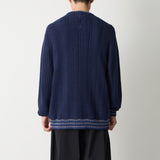 HERRINGBONE KNIT PULLOVER