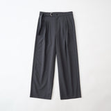 SOLOTEX 4 TUCK WIDE PANTS